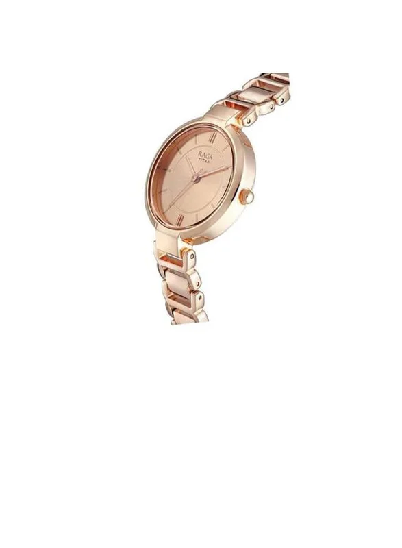 TITAN  Titan Raga Viva Quartz Analog Rose Gold Dial Rose Gold Metal Strap Watch for Women - NT2608WM01 for Women | Best Price UAE